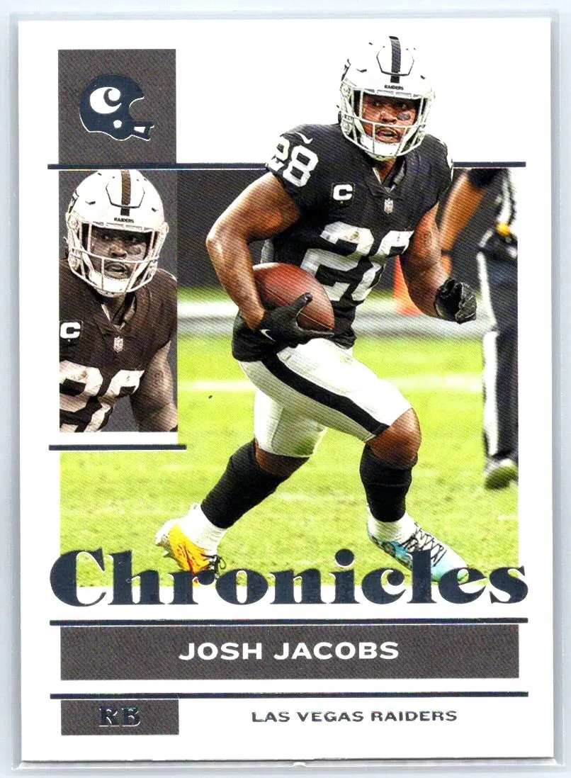 2021 Panini Chronicles #63 Josh Jacobs - Las Vegas Raiders