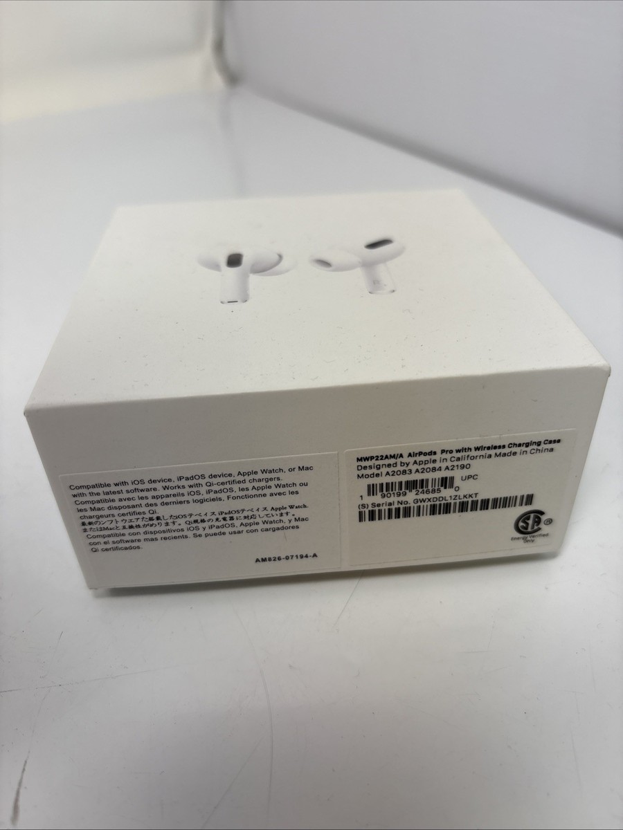 BOX ONLY* Apple AirPods Pro White A2083 A2084 *BOX ONLY* - SEE