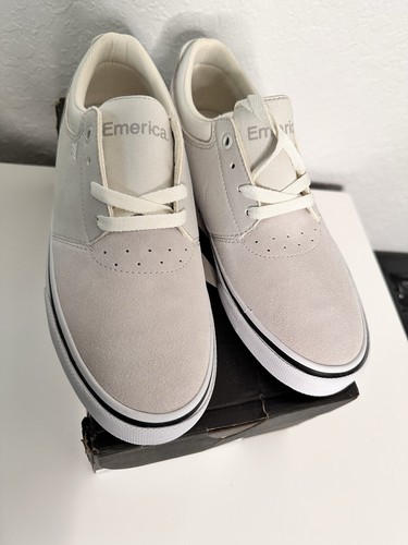 Emerica Men's Alcove Cupsole Low Top Skate Shoes Size 8 White/Cream Color NIB - Picture 3 of 10