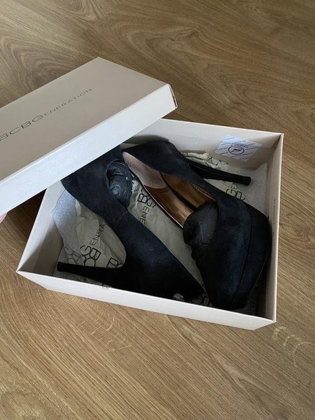 Women BCBGeneration Heels Black Suede 40