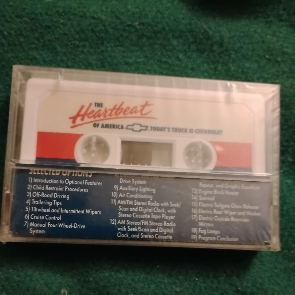Chevrolet Chevy C/K Pickup Heartbeat of America Promo Cassette Tape Sealed Foto 3 de 4
