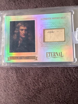 2024 Eternal Cuts Isaac Newton Authentic History Relic /50 Sealed FJ5XB
