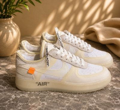 Nike x Off-White Air Force 1 Low White AO4606-100 Size 5 Rare Sneaker Shoes
