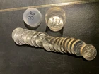 1968 Brilliant Uncirculated  40% silver half dollar roll of 20 Never Used