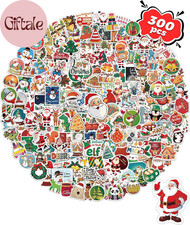 300 PCS Christmas Stickers for Kids, Party Favors Stocking Stuffers Gifts