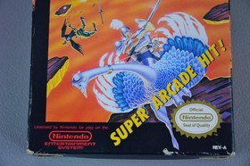 Joust (Nintendo, NES) Complete In Box, CIB