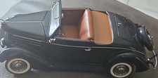 The Franklin Mint Ford 1936 Convertible Model Car 124 Scale