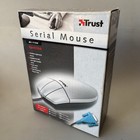 Vintage TRUST MI-1100 Serial Mouse Mechanical 3-Button Retro Computer Windows PC