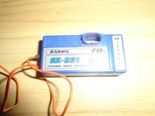 SANWA RX-831 7 / 8 CHANNEL BLUE R/C RECEIVER 35 MHZ FM