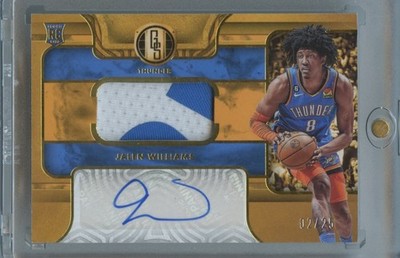 Jalen Williams 2022-23 Gold Standard Auto Autograph Patch RC OKC 