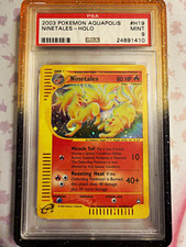 Pokemon Nintendo Aquapolis Ninetales Holo Rare H19/H32 PSA 9 2003
