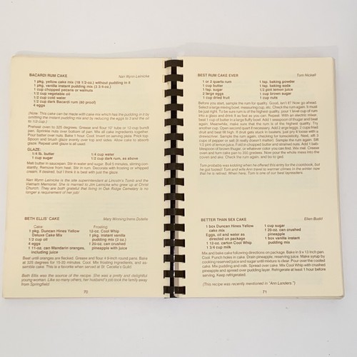Vintage 1988 Christ Episcopal Church Springfield Illinois Centennial Cookbook - Bild 9 von 14