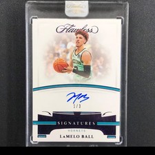 2020-21 Flawless Lamelo Ball Rookie Signatures Auto Amethyst 1/3