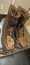 ROCKY SQUARE TOE LOGGER WATERPROOF WORK BOOTS RKK0277 SIZE 11 Wide - NEW IN BOX