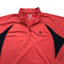 Aubrion XXL MINT Short Sleeve Zip Equestrian Riding Horse Pullover Top