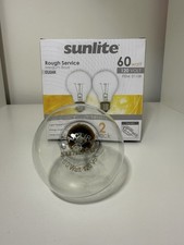 SUNLITE 60 ROUGHT SERVICE BULB 01108 CLEAR ME...