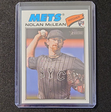Topps 2026 Heritage Nolan McLean Rookie Base Card #150 New York Mets