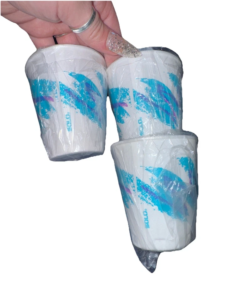 1990s Sealed Solo Jazz Cups Vintage Pop Culture Party Prop Trending (Qty 4) New - Image 4 of 4