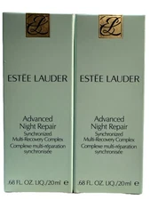 2 estee lauder advanced night repair 0.68oz scuffed box