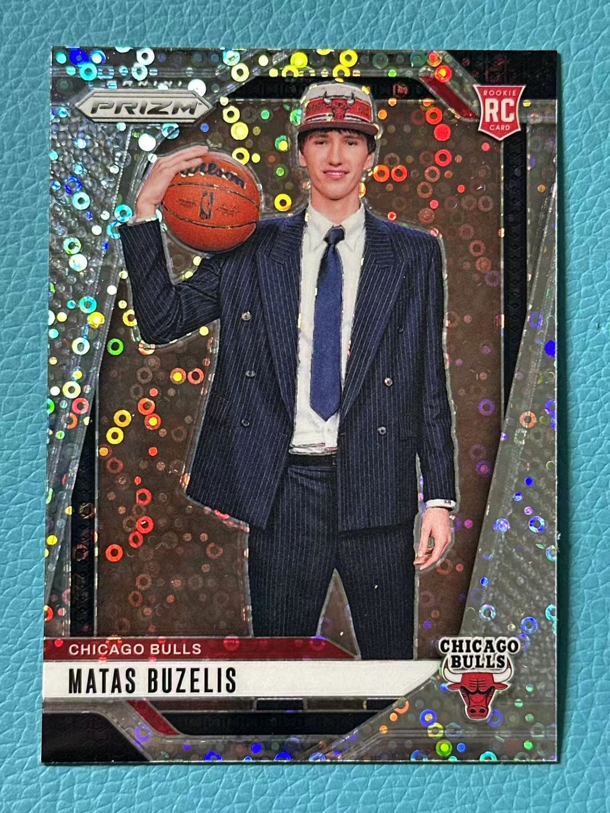 Matas Buzelis 2024-25 Panini Prizm Fast Break Disco Variation RC #252