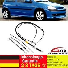 HANDBREMSSEILE FÜR OPEL CORSA C KOMPLETT-SET (5 tlg.) FESTSTELLBREMSE SEILZUG