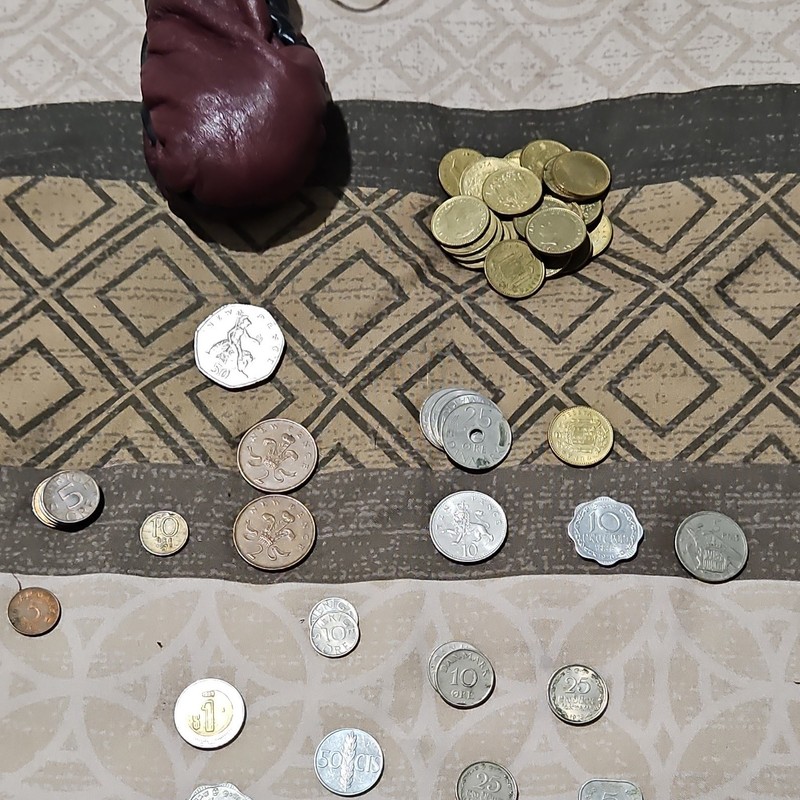 Mixed World Coin Lot Assortment - Various Unsorted Coins (Ungraded)