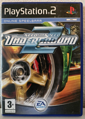 Need for Speed Underground 2 PS2 PAL Tested Working No Manual Case Disc