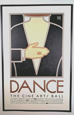 David Lance Goines, DANCE #80, ''No Color Fading'' 16X24, Orig. Mint Lithograph 