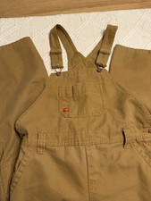 Dickies Brown Cotton Blend Work Pants Overall...