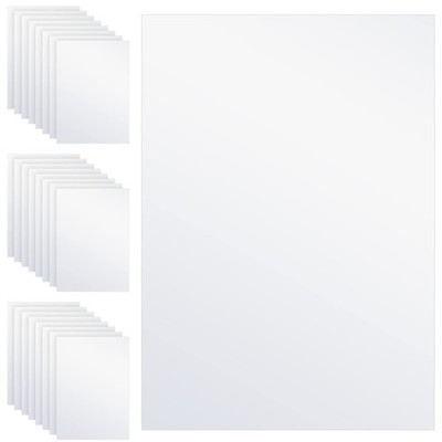 24 Sheets Holographic Sticker Paper Holographic Laminate Sheets Transparent Over