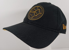 Pittsburgh Steelers NFL New Era 9Twenty Malla Correa Gorra Gorra Negra Amarilla