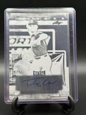 2023 Leaf Metal Perfect Game Marble #MA-TG1 Theo Gillen Base Auto Black #/1
