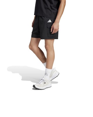  Adidas Ess Small Logo Cargo Chelsea Herren Shorts Shorts Schwarz Polyester 