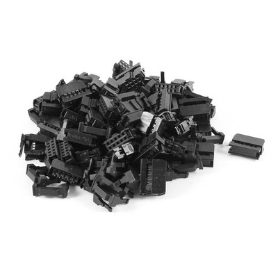 50 Pcs IDC Connector FC-10P 10 Pins Female Header 2.54mm Pitch