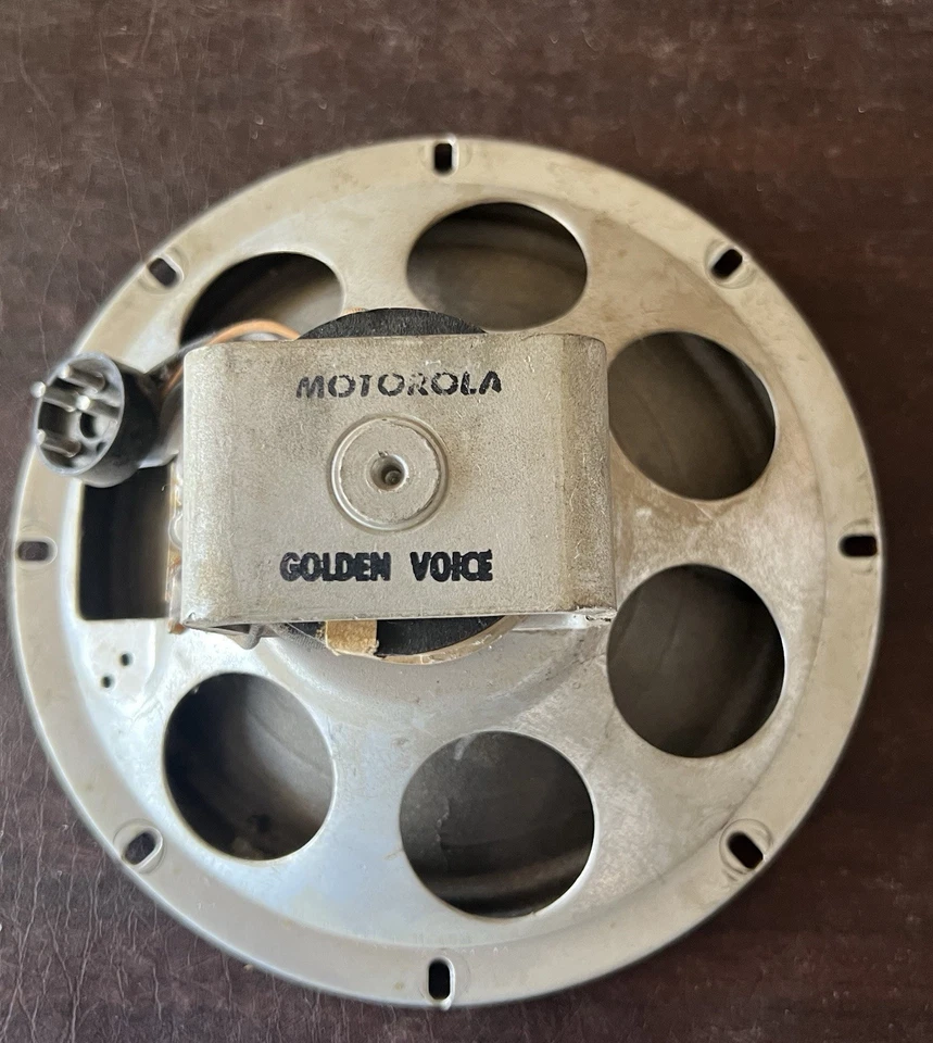 "Altavoz de radio bobina de campo Motorola Golden Voice 8"" de colección para recone/reparación" Foto 2 de 4