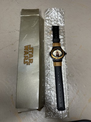 Vintage Star Wars Watch Phantom Menace Obi-wan Kenobi Collectible Episode 1 NEW