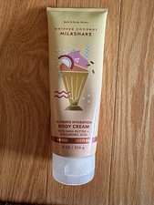 Bath  Body Works Whipped Coconut Milkshake Body Cream 8oz New