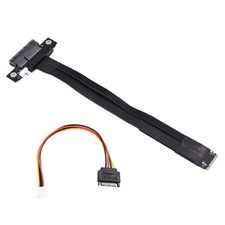 M2 to PCIE Riser PCIe X4 PCI-E3.0 4x to M.2 NVMe M Key 2280 Riser Card M29240
