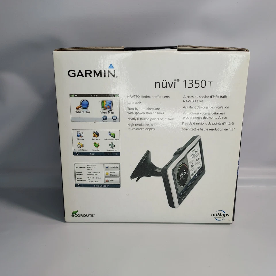 NEW Garmin Nuvi 1350T Ultra Thin GPS - New - Image 4 of 4