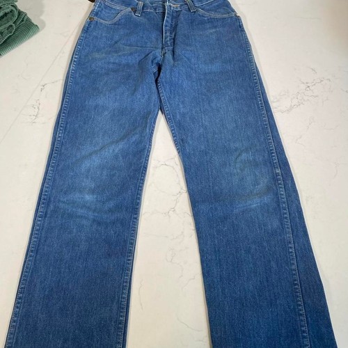 Vintage Maverick 44MWZ Jeans Men's 30x32 USA Made Wrangler Blue Denim straight - Picture 5 of 8