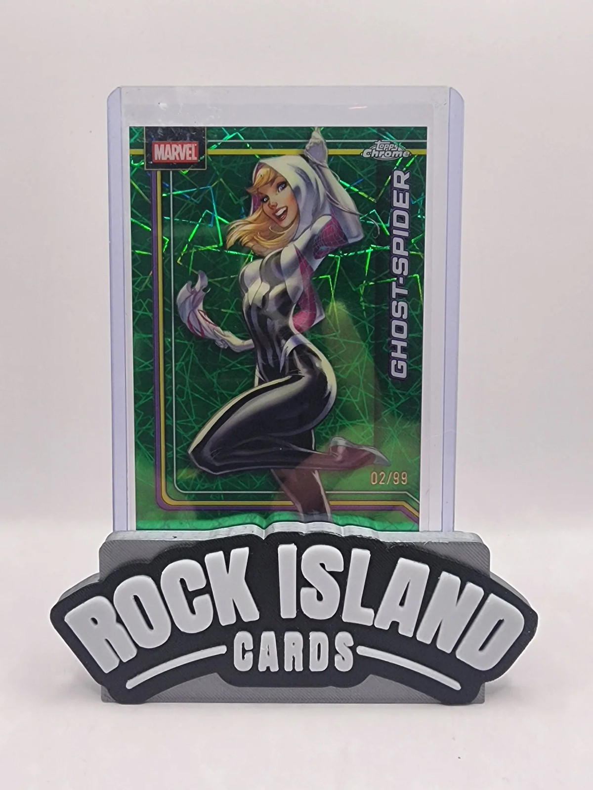 2026 Topps Chrome Marvel Ghost-Spider 02/99 #042