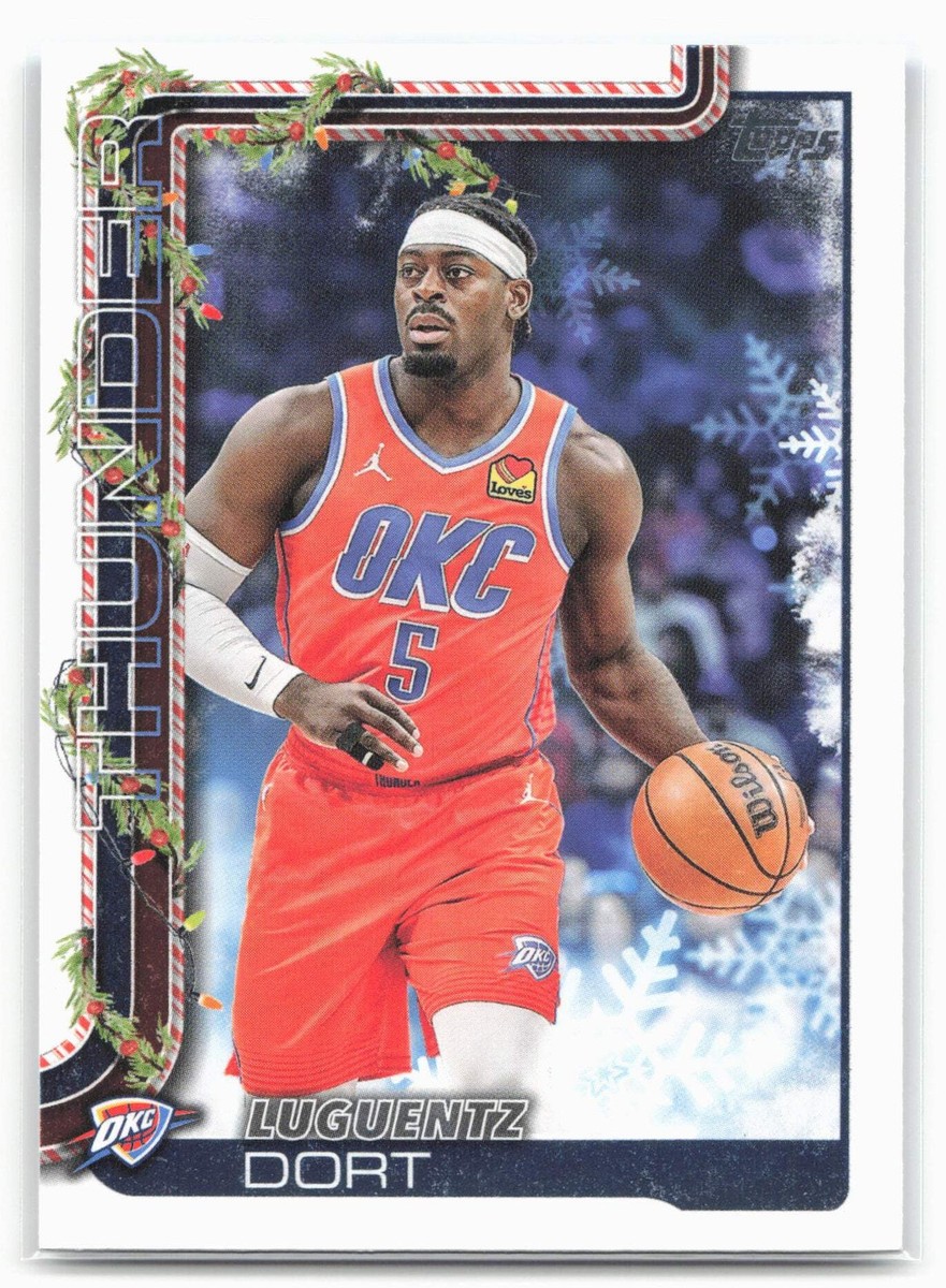 2025-26 Topps Holiday #H92 Luguentz Dort | eBay