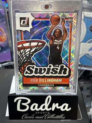 2024-25 Panini Donruss - Swish Robert Dillingham #19 Diamond (RC)