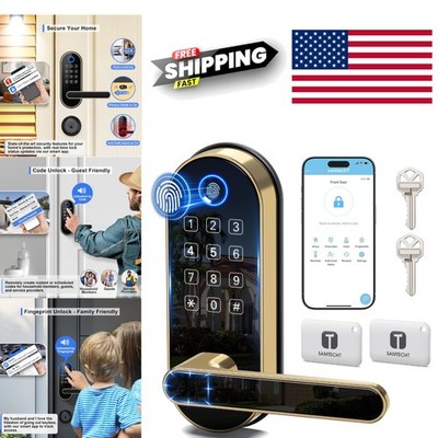 Keyless Entry Lock with DIY Installation and Bluetooth Connectivity Features