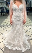 Maggie Sottero Esther style 21MC415 wedding dress size 6 pre owned