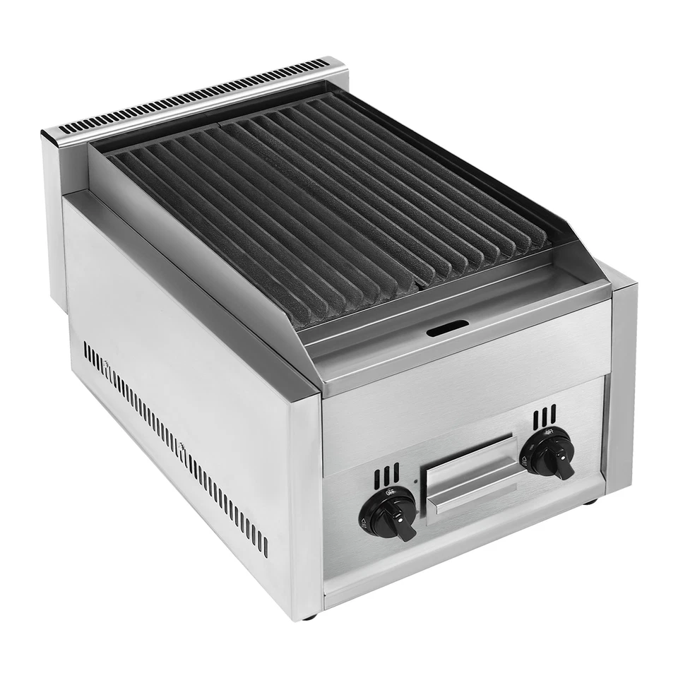 New Commercial Countertop Char Broiler Grill 2 Burner Gas & Propane Charbroiler - Image 4 of 4