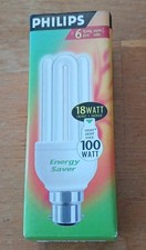 Philips Genie Lampadina a Risparmio Energetico 18W 100W, 240v, B22, Nuova