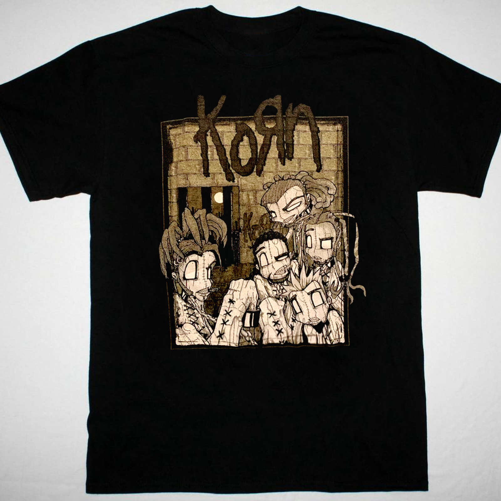 VTG Korn band T-shirt black Cotton Unisex all sizes S-5Xl JJ6067