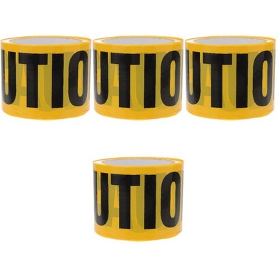  4 Rolls Halloween Absperrband Vorsichtsband Halloween-Partydekoration