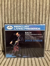 Janos Starker   Bach Suites for Solo Cello Audio CD   Complete Sonatas in G  D